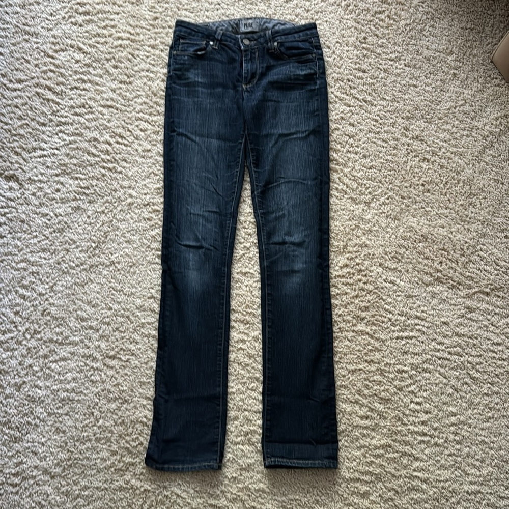 Paige Skyline Straight Jeans Size 27 - Picture 2 of 5